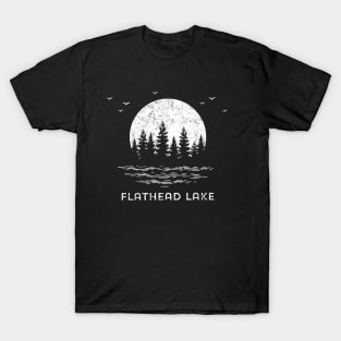 Flathead Lake Montana Fishing, Hiking and Family Vacations T-Shirt